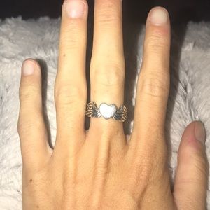 James Avery Heart Wing Ring